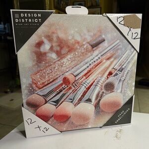 Design District Makeup Brush wall art